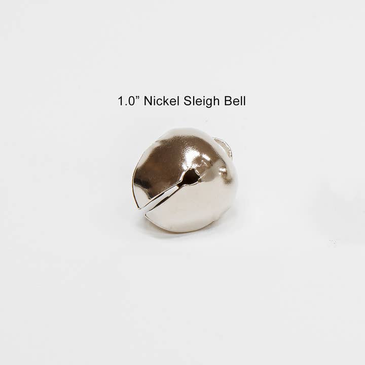 Bevin Bells - Wholesale Ornament - Sleigh Bell – Nickel Plated