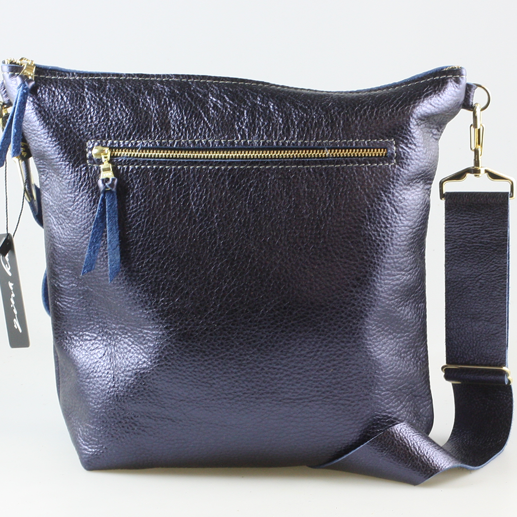 Zina Kao Exclusives - Wholesale Crossbody Bag - Women's - The Metallic Lakeshore Crossbody Bag - 3 sizes!13