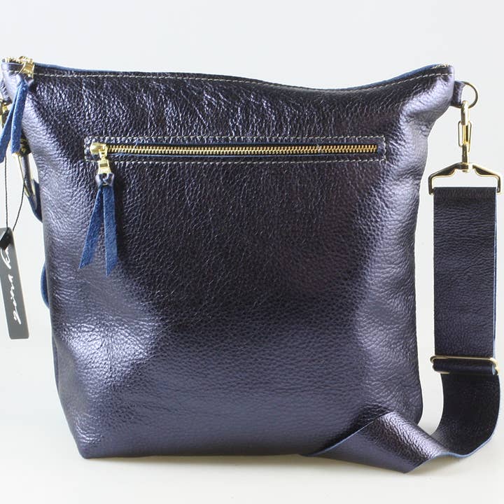 Zina Kao Exclusives - Wholesale Crossbody Bag - Women's - The Metallic Lakeshore Crossbody Bag - 3 sizes!13