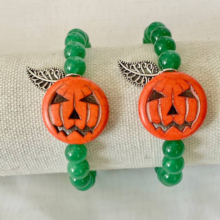 Tiffany J’adore Jewelry – wholesale Pärlarmband – Happy Halloween pumpa pärlstav armband