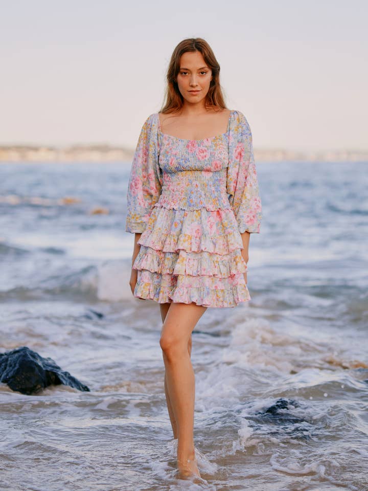 Jennifer Flora Dress for wholesale by Chasca