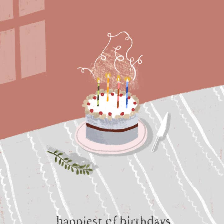 Happiest of Birthdays A6 Greeting Card for wholesale by After Providence