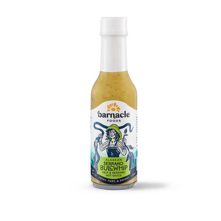 Barnacle Foods - Wholesale Hot Sauce - Serrano Bullwhip Hot Sauce