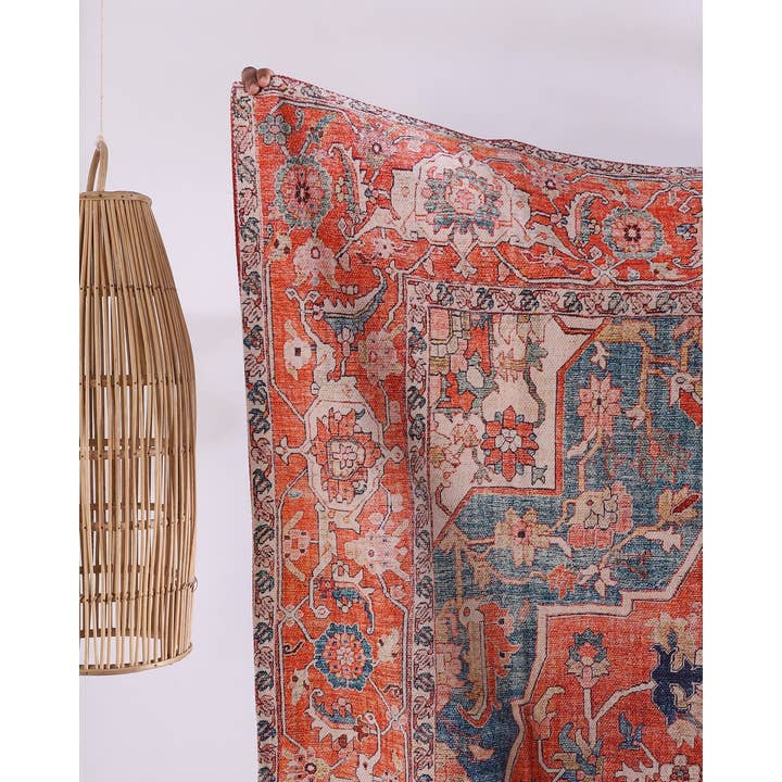 Linen Connections - Wholesale Area rug - Bohemian Oasis Rug Large Area Rug Home Décor - Red2