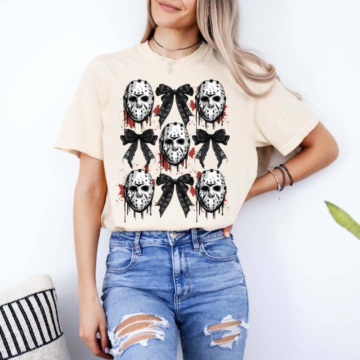 DTF TRANSFER - Slashers & Bows 93841 for wholesale by dBoldTees & DTF Transfers