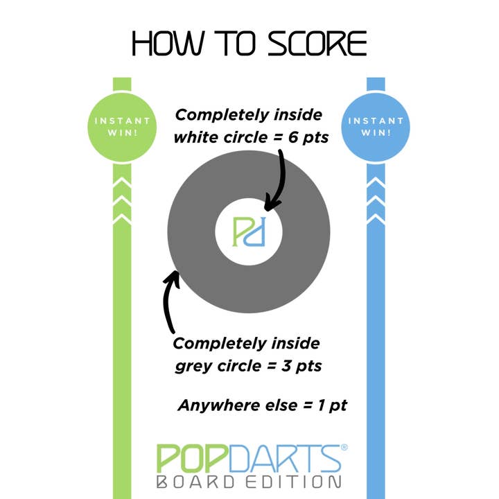 POPDARTS - Wholesale Board Game - Single Popdarts Board Edition