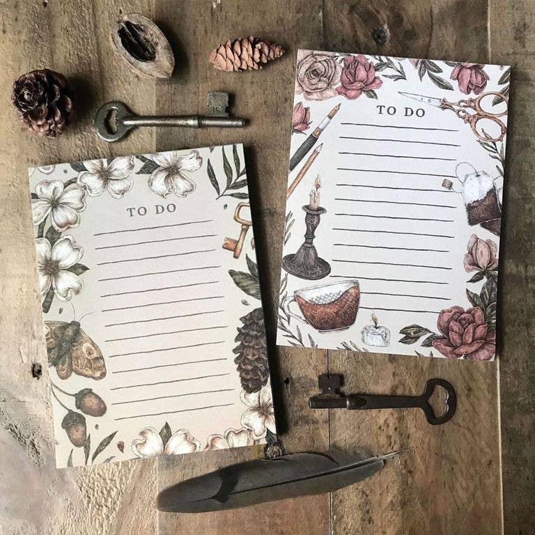 Jessica Roux Illustration - Wholesale Notepad - 5.5” x 4” Nature Walks To Do List Notepad1