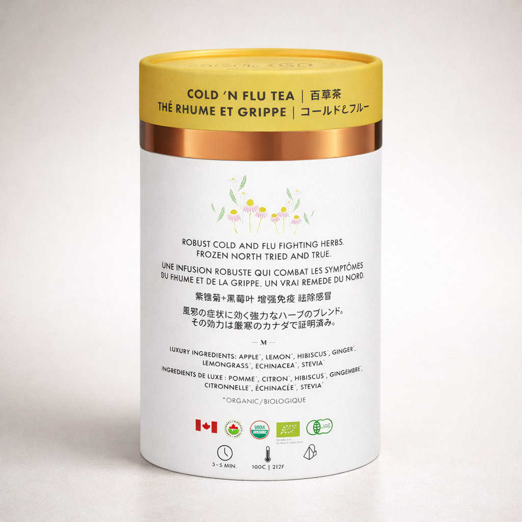 Tega Organic Tea - Wholesale Health/Detox Tea - Cold & Flu Luxury Herbal Tea | Canadian | 24 Tea Bags2