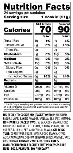 The Invisible Chef - Wholesale Cookie Mix - Creepy Witches Finger Cookie Kit  - 14.9 oz3