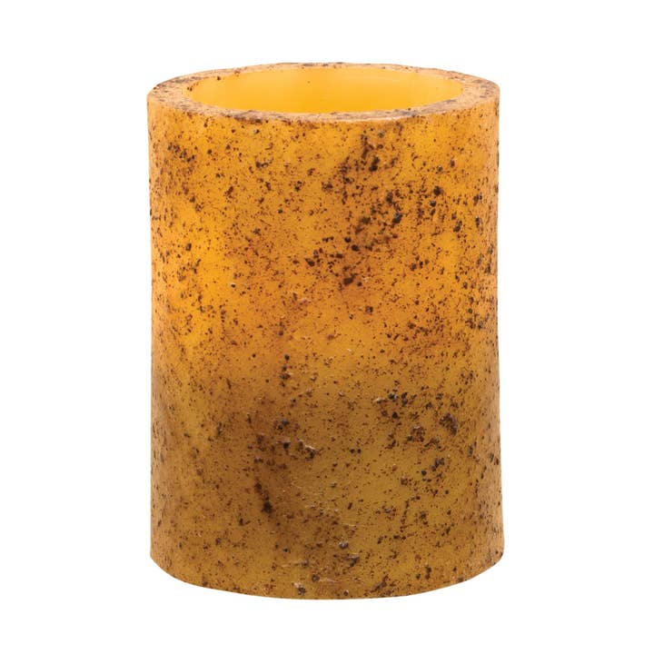 3" x 4" Burnt Ivory BOC Timer Pillar for wholesale by The Hearthside Collection