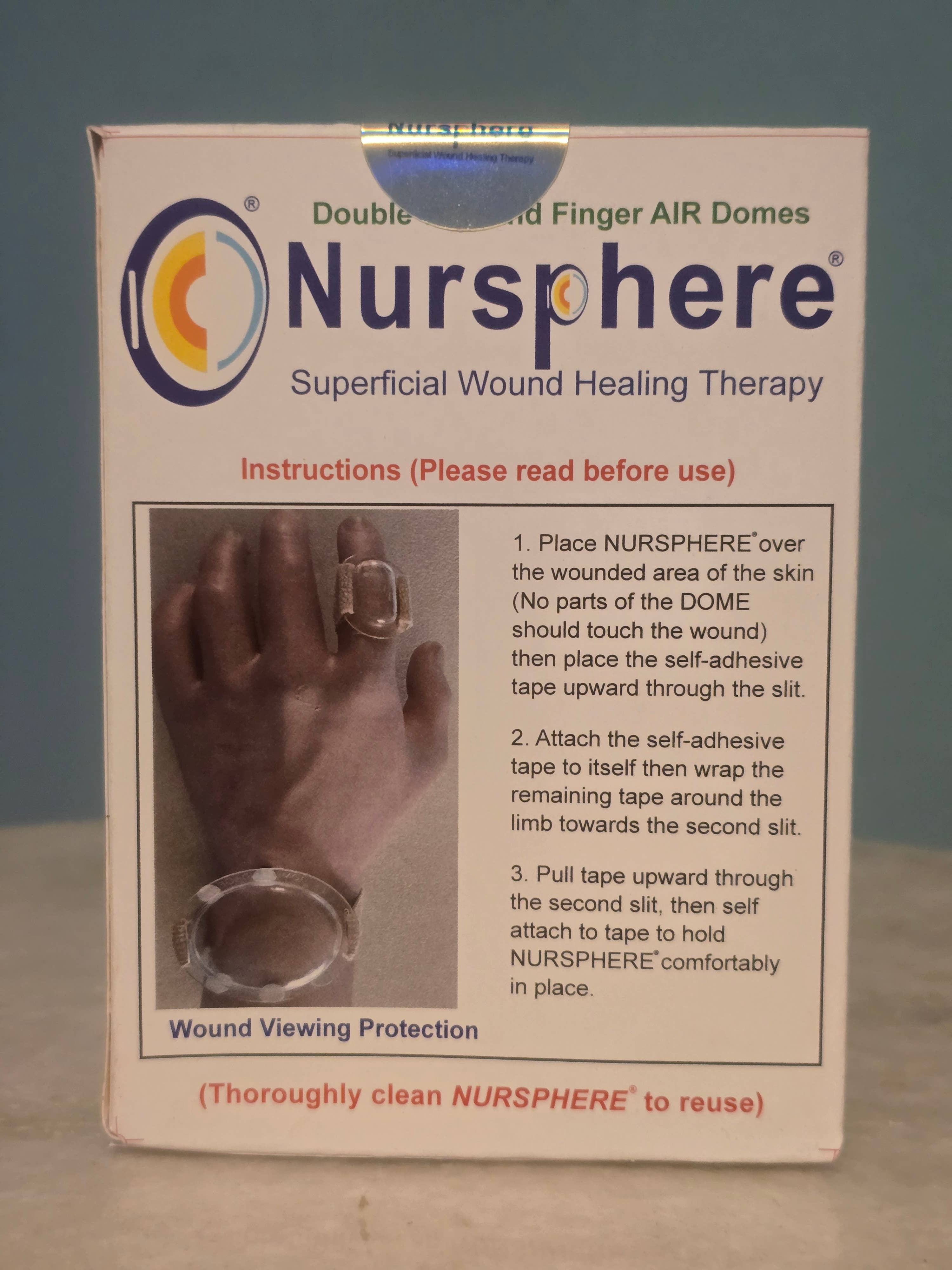 Nursphere Original Dome Bandages - Wholesale Bandaids/Bandages - Nursphere® Double Wall and Finger AIR™/Wound Tracker™ App1