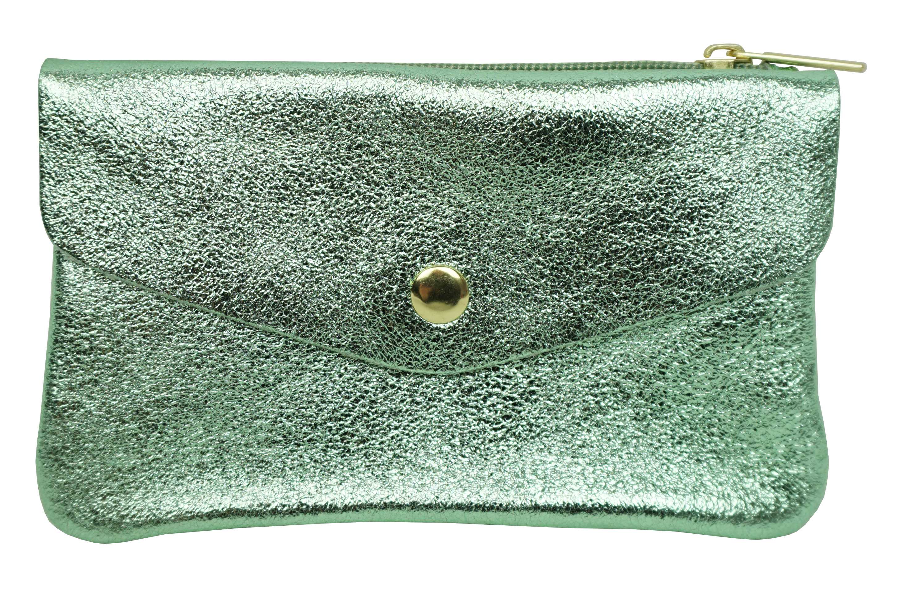 Anais - Vendita all'ingrosso Portafogli - Donna - Portafoglio grande in pelle lucida con tasca con cerniera PMD2702C6