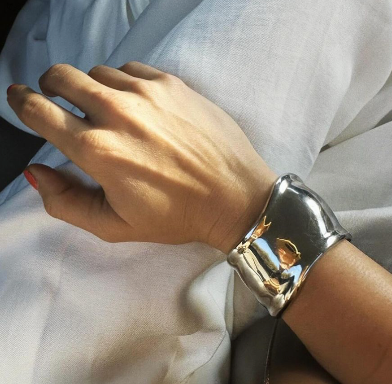 HoopLa – Pulseira de punho por atacado –  Pulseira Wonder Women Women Bone- Aço - Ouro 14K ou Prata12