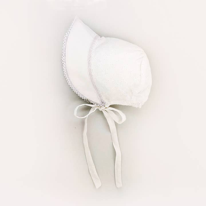 Huggalugs - Wholesale Sun Hat - Kids - Bow Eyelet Baby Sunbonnet