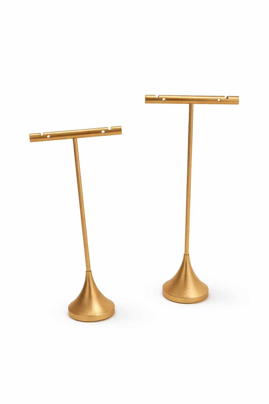 Treisi - Wholesale Jewelry Stand & Display - Metal Earring Display Stand, Gold T-bar Earring Holder8