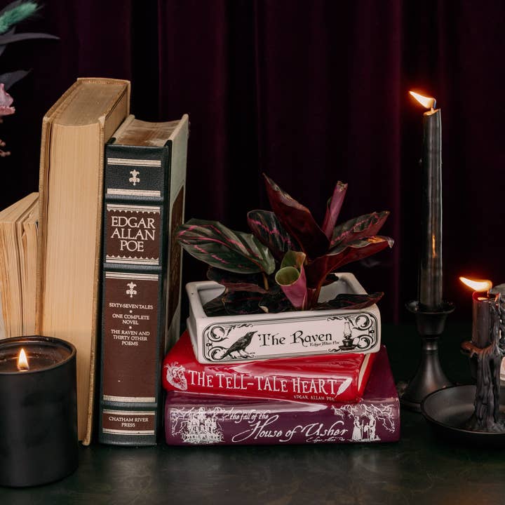 Steel Mill and Co. - Wholesale Planter Box - Stacked Book Planter, The Raven1