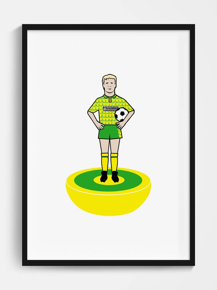 Goss - Table Football Print for wholesale by Football Devotion