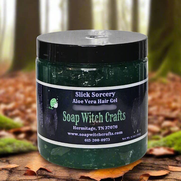 Slick Sorcery Aloe Vera Styling Gel - Lemon Pound Cake for wholesale by Soap Witch Crafts
