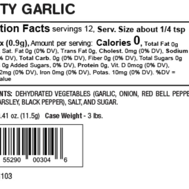 molly&you® - Wholesale Dip - Zesty Garlic Dip Mix3