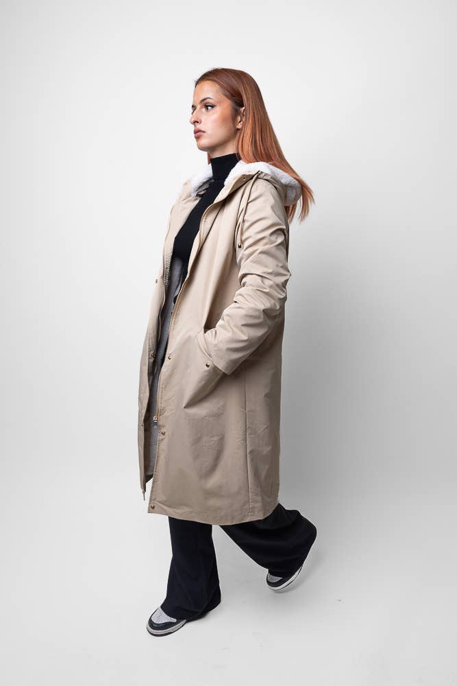 KZELL PARIS - Wholesale Parka - Women's - HOODED PARKA WITH FAUX FUR LINING16