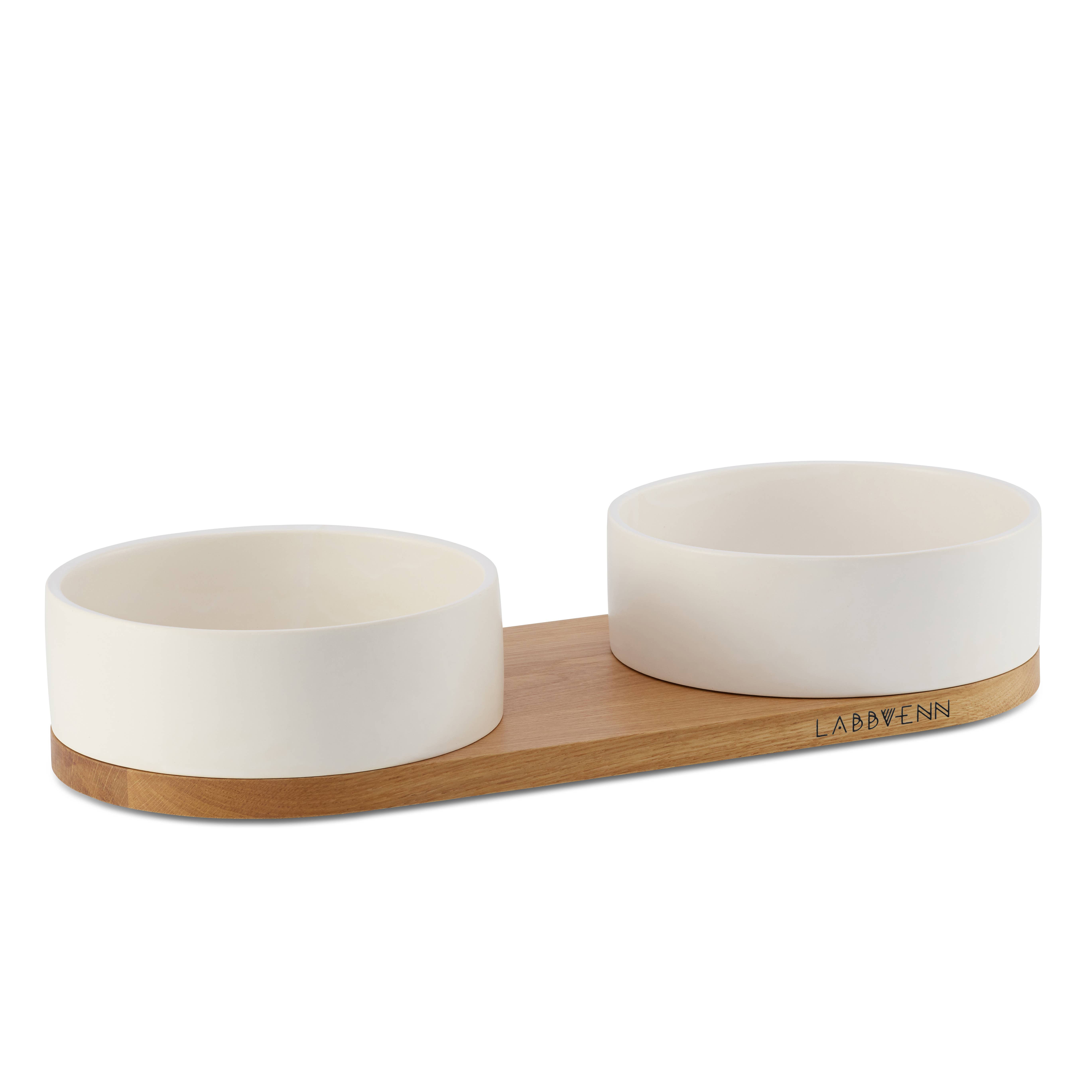 Labbvenn - Wholesale Drinkbak - Kat/Hond - Vuku keramische dubbele voerbak5