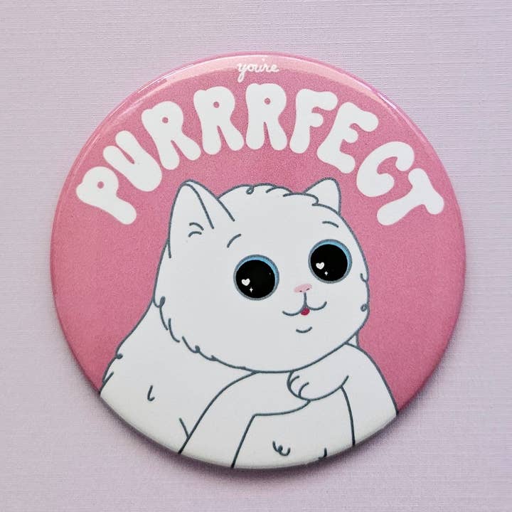 Espejo de bolsillo Eres Purrrfecto para venta al por mayor de These Things