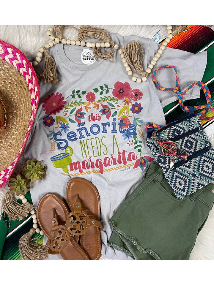 Branded Cotton - Wholesale Screen Printed T-Shirt - Women's - Senorita Tee