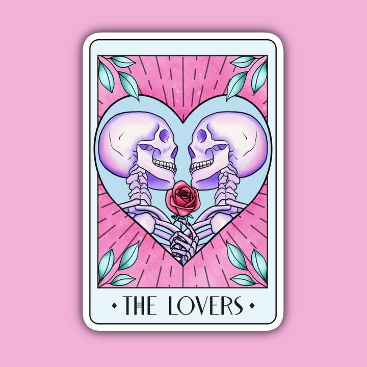 Indigo Maiden - Wholesale Sticker - The Lovers Card Sticker