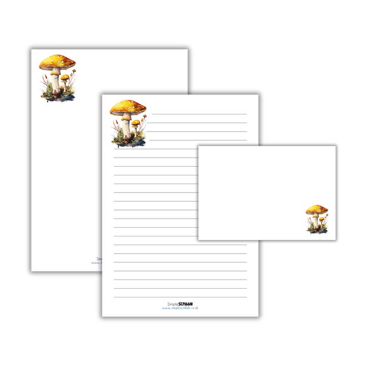 Yellow Mushroom for wholesale by Simple Scribble