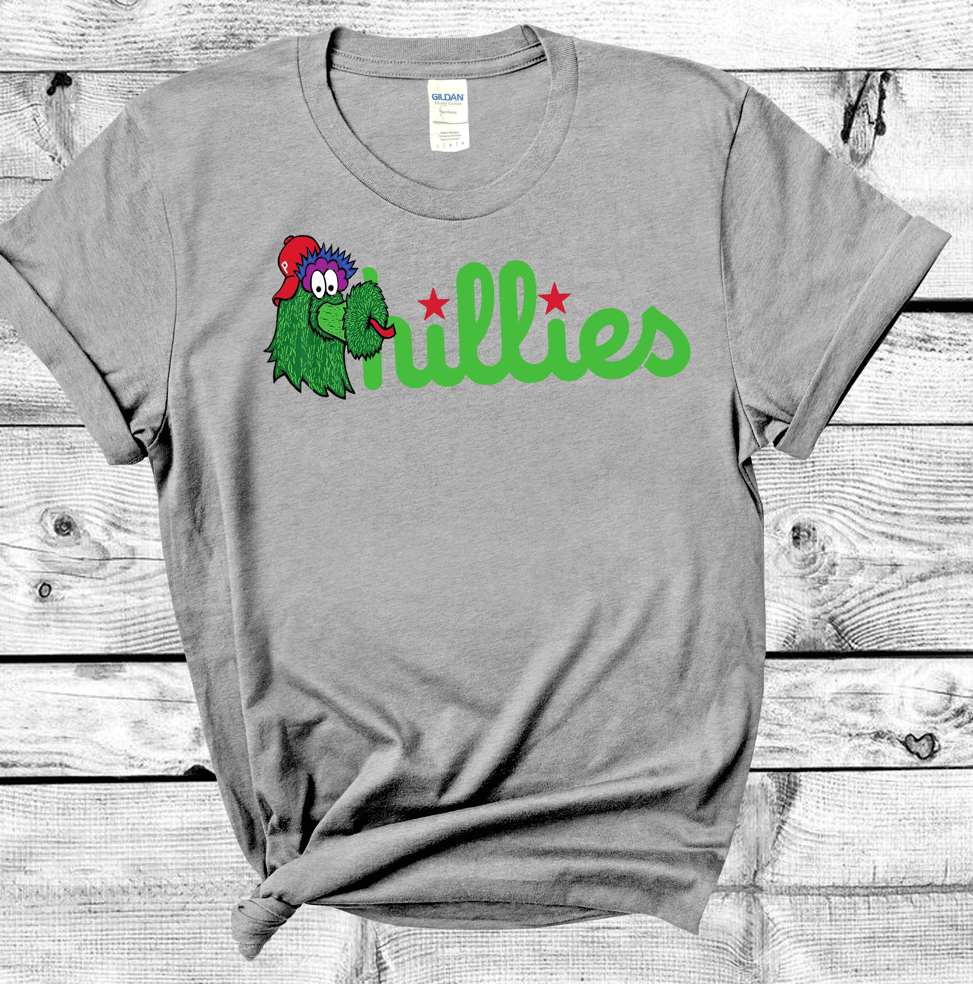 A Blessed Texas Mess Boutique - Wholesale T-Shirt (Graphic) - Women's - Philly Phanatic Baseball Phillies Ball Game Philadelphia7