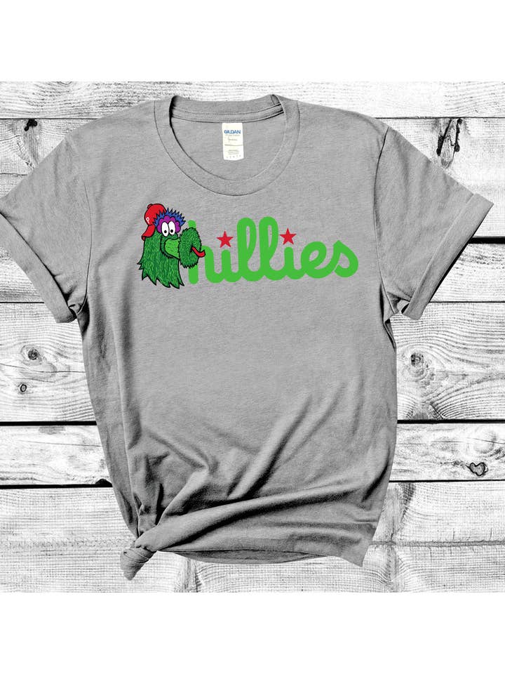 A Blessed Texas Mess Boutique - Wholesale T-Shirt (Graphic) - Women's - Philly Phanatic Baseball Phillies Ball Game Philadelphia7