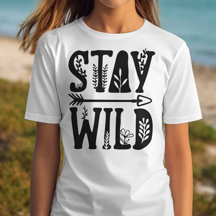 Kids Nature, Camping, Hiking, Outdoor Adventure Shirt, D 18 for wholesale by Solana Grace