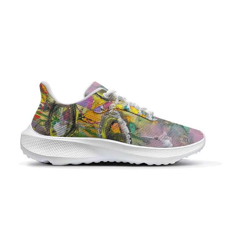 White Unisex Road Running Shoes-Multi Colour (comes in Mens size only ,WOMEN need to ORDER 1-1/2 SIZE SMALLER) for wholesale on Faire