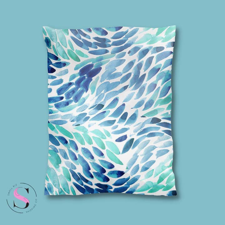 Mala Poli de 14,5" x 19" - Seaside por atacado de Small Biz Shipping Co