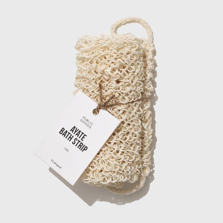 Public Goods - Wholesale Bath Pouf/Sponge - Exfoliating Ayate Bath Strip