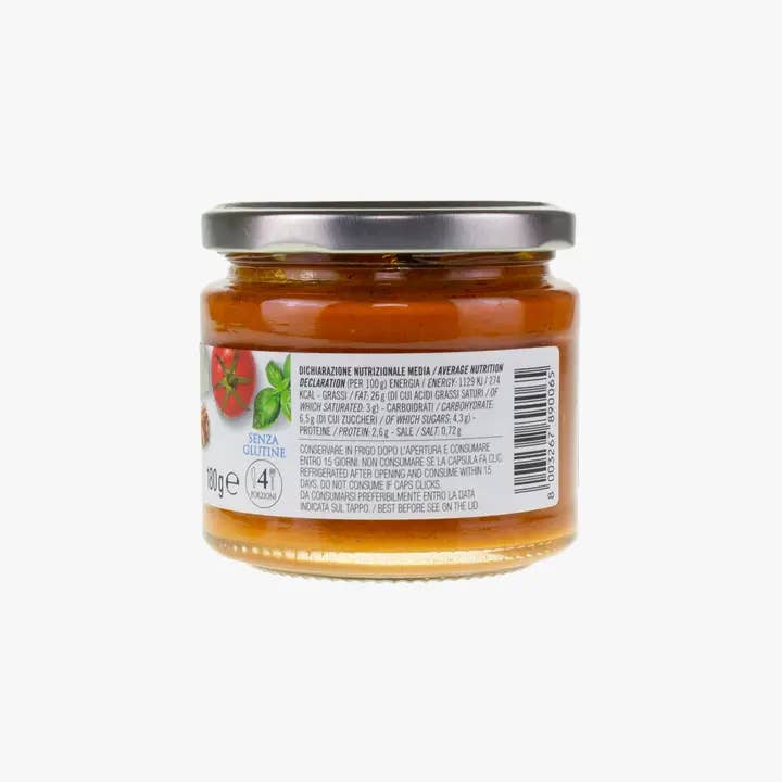 Campo d'Oro - Wholesale Pesto - Pesto Rosso with Fresh Sheep Ricotta Cheese 6.3 oz2