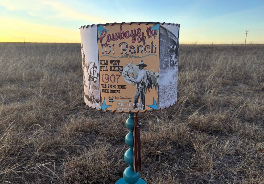 Red Dirt Ranch Clothing Company - Wholesale Lamp Shade - Lampshade Cowboys of the 101 Ranch 5