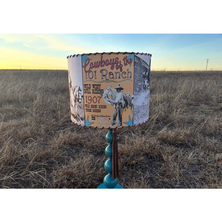 Red Dirt Ranch Clothing Company - Wholesale Lamp Shade - Lampshade Cowboys of the 101 Ranch 5