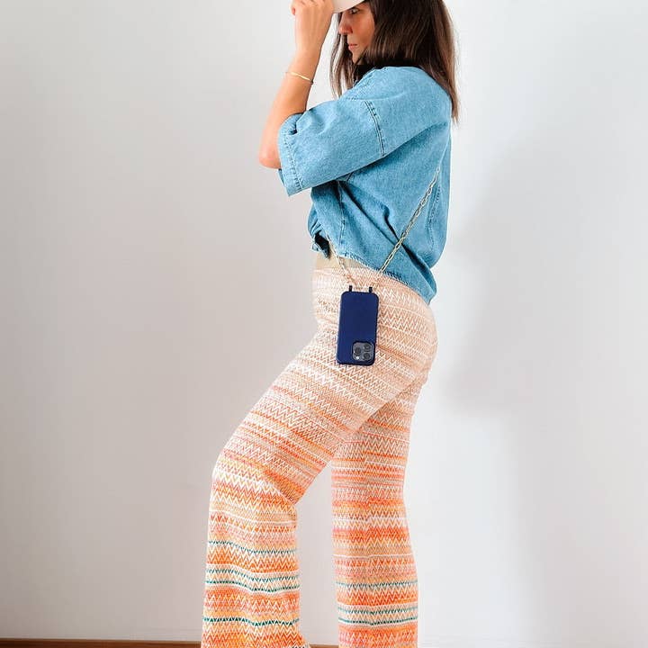 THE CÆP - Wholesale Phonecase Strap - Gold Paperclip Phone Chain6