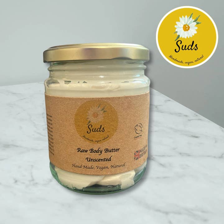 Vegan Raw Body Butter - Unscented for wholesale by Suds