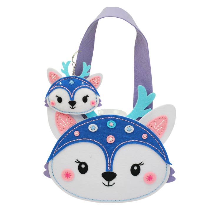 Fainotoys - Wholesale DIY Craft Kit - Kids - APLI Krapli - APLI Krapli Sewing Patterns Bag & Keychain Deer Printable Templates Materials Not Included Ages 10+1