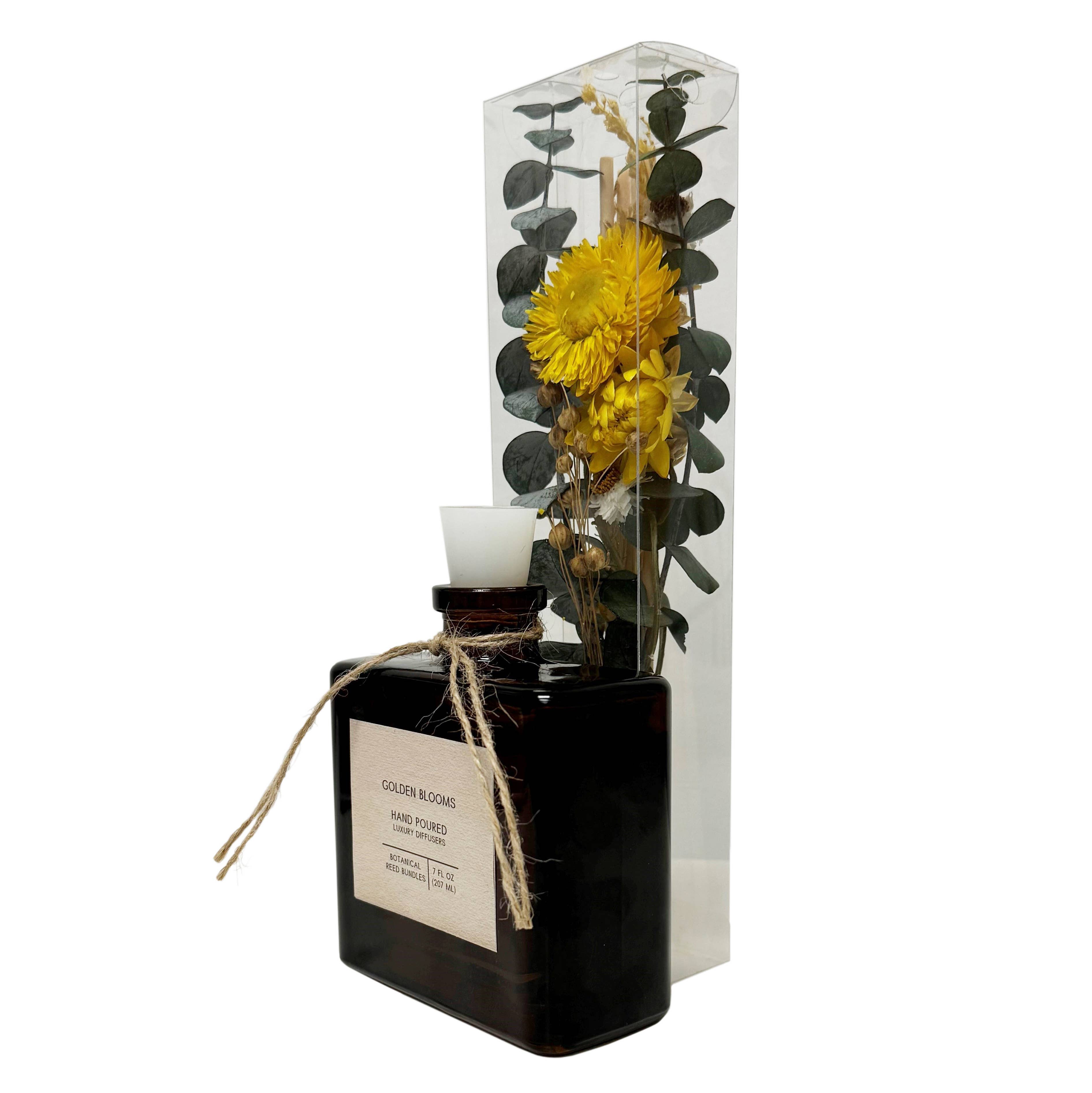 Andaluca - Vente Diffuseur à tiges - Diffuseur de parfum Golden Blooms Bouquet Reed Bundle2