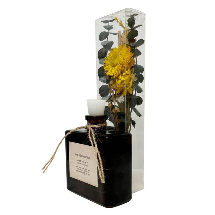 Andaluca - Vente Diffuseur à tiges - Diffuseur de parfum Golden Blooms Bouquet Reed Bundle2