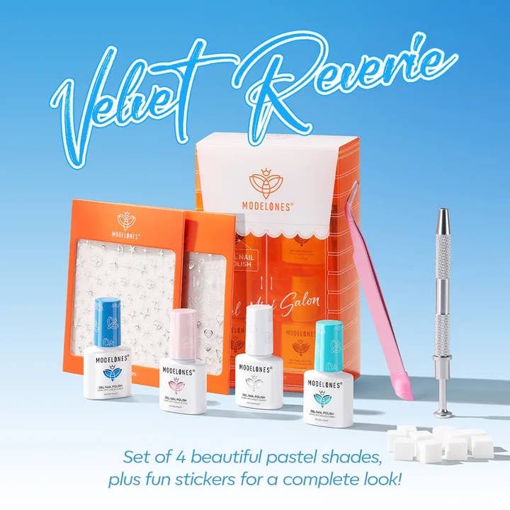 Modelones – wholesale Nailcare set – Silent Rebel - Mini Salon Gel Polish Kit15