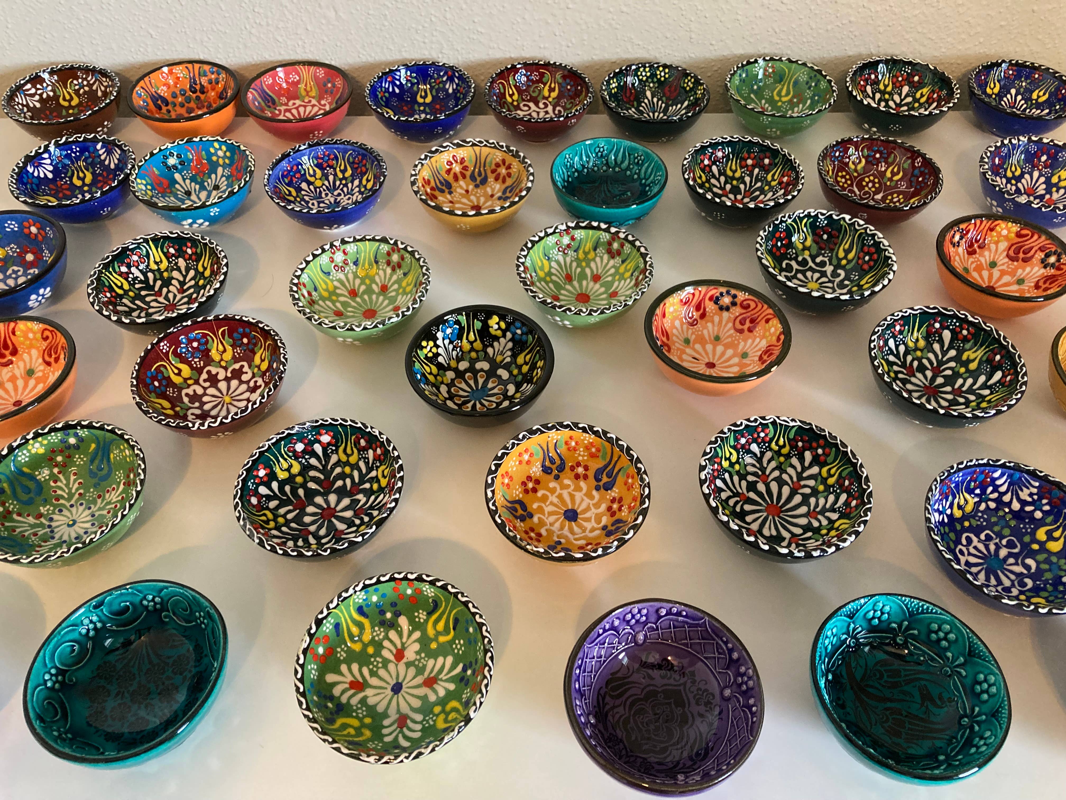 Mediterranean Collection – Großhandel Schüssel – Polnische Keramik Mini-Schüssel Set – 30 Stück – Bunte Auswahl2