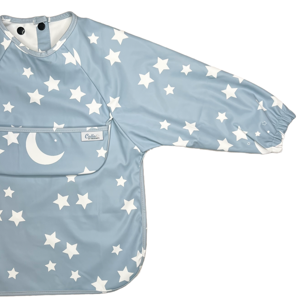 Calla & Friends - Wholesale Bib - Baby - The Grayson Long Sleeve Bib - Starry Night0