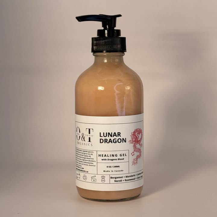 Gel cicatrisant Lunar Dragon pour la vente par Oak & Tonic Organics