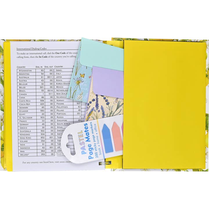 Peter Pauper Press - Wholesale Address Book - Amalfi Lemons Large Address Book