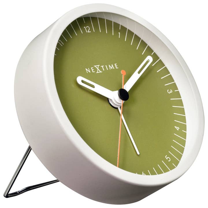 NeXtime - Wholesale Alarm Clock - Table Alarm Clock 9x9x7.5cm - Silent - Light function /Metal "Small"17