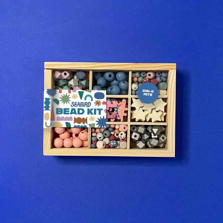 Seabird - Wholesale DIY Craft Kit - Din-O-Mite Wooden Bead Kit